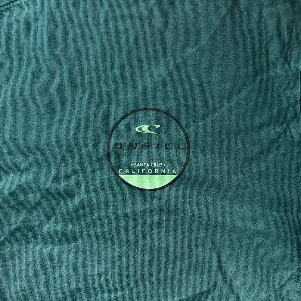 O’Neill Green Men’s Surf Shirt - Picture 2 of 5
